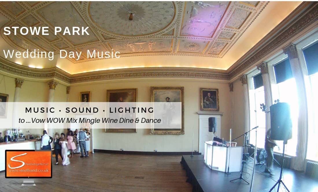 Steelasophical steel Pan Drum Band band DJ Steelpan |Stowe House wedding steelpan band