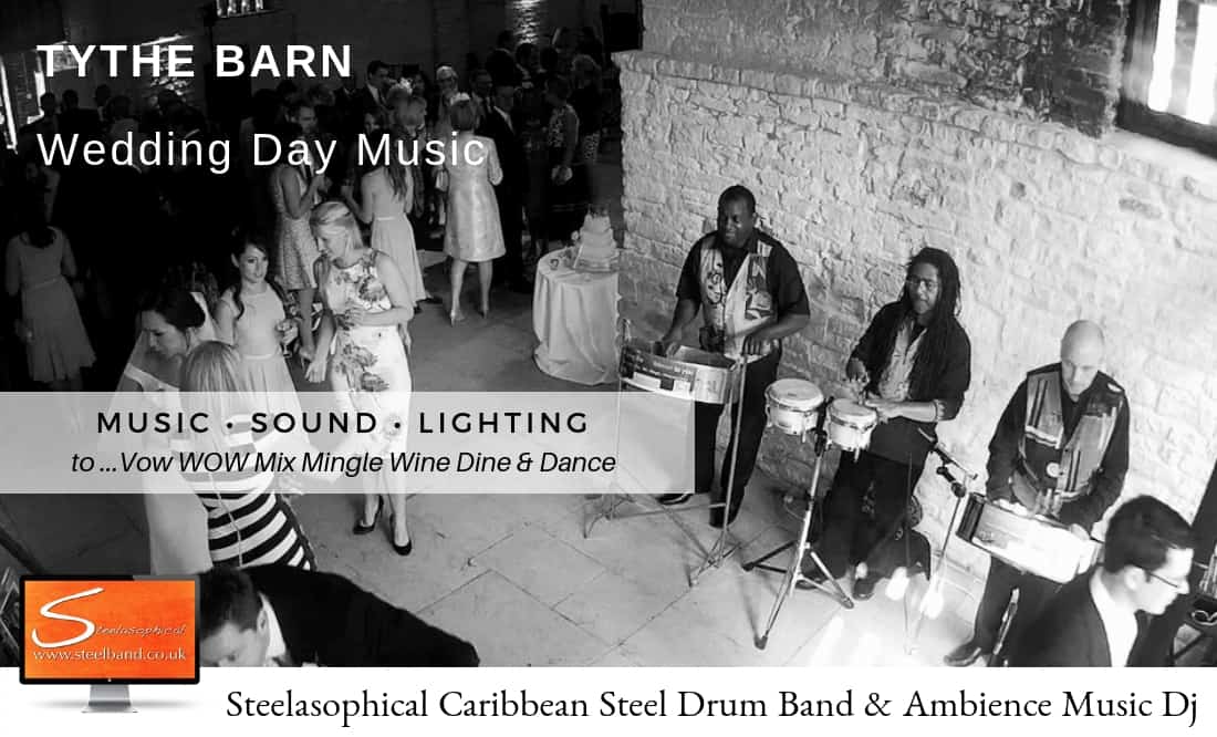 Steelasophical steel Pan Drum Band band DJ Steelpan tythe Barn Tithe Petersfield