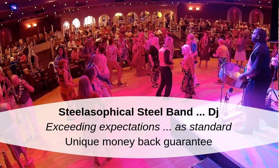 Hire a band for your wedding, party or corporate function | Steelasophical Steelpan