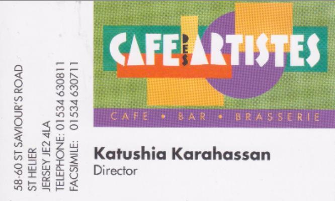 Cafe Artistes Steelasophical Steel band Jersey