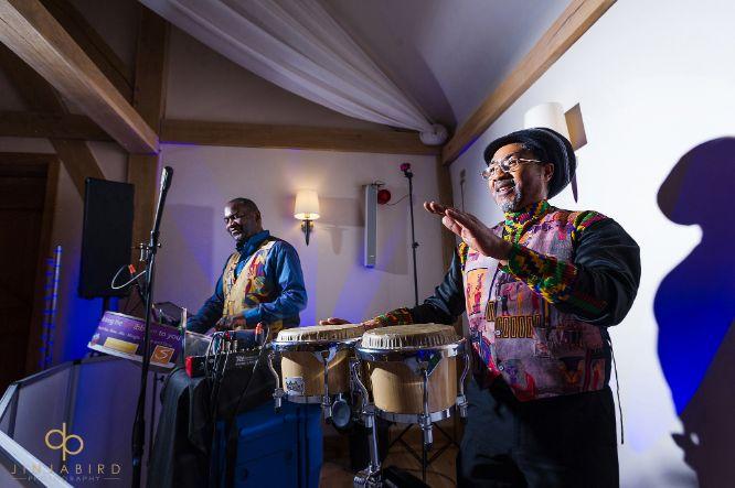 Bassmead Manor Barns wedding venue steelband