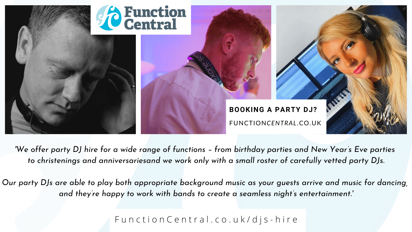 Function Central Entertainment agency Steelasophical Steel Band Island Moods